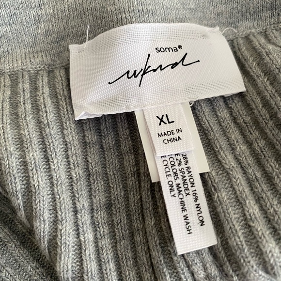 SOMA WKND Supersoft Gray High-Waisted Pants- Size XL - Picture 6 of 13